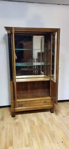 Vitrine  Bücherschrank  Biedermeier Nachbau Stil Antik ca. 1920 Jh.