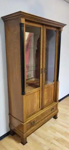 Vitrine  Bücherschrank  Biedermeier Nachbau Stil Antik ca. 1920 Jh.