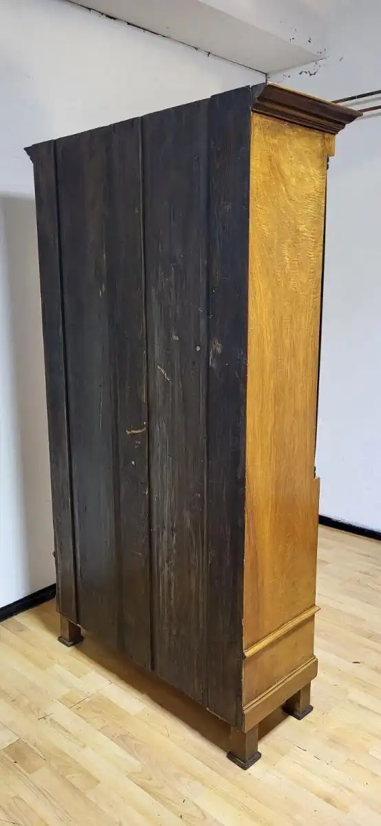 Vitrine  Bücherschrank  Biedermeier Nachbau Stil Antik ca. 1920 Jh. 13