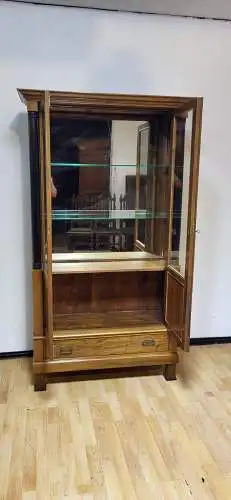 Vitrine  Bücherschrank  Biedermeier Nachbau Stil Antik ca. 1920 Jh.