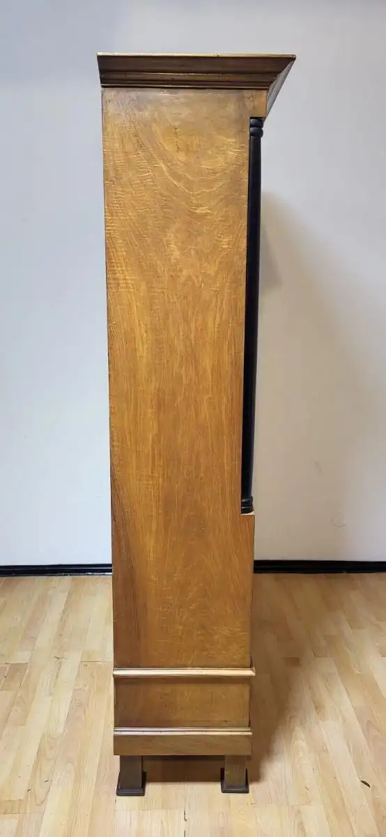 Vitrine  Bücherschrank  Biedermeier Nachbau Stil Antik ca. 1920 Jh. 8