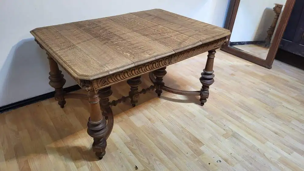 Kulissentisch Esstisch Küchentisch  Antik ca 19 Jhd. 4