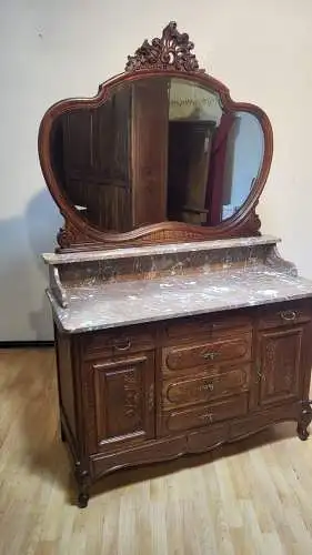 Spiegelkommode Anrichte Waschtisch Antik ca. 1900Jh.