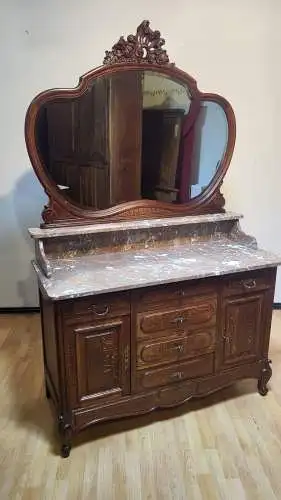 Spiegelkommode Anrichte Waschtisch Antik ca. 1900Jh.