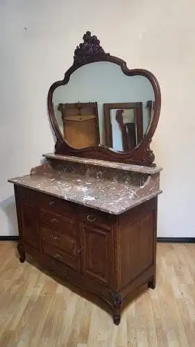 Spiegelkommode Anrichte Waschtisch Antik ca. 1900Jh.