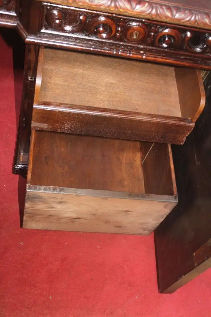 Antik  Schreibtisch Herrenzimmer ca.  1920 Jh. 5
