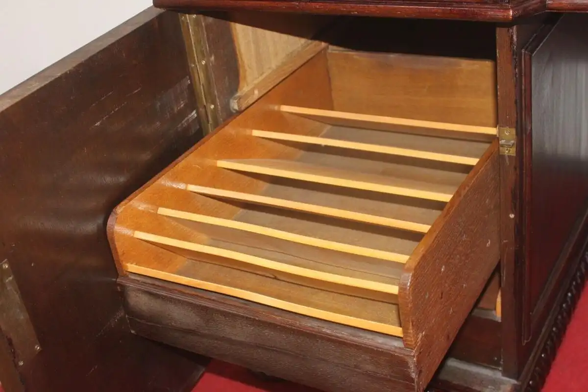 Antik  Schreibtisch Herrenzimmer ca.  1920 Jh. 7