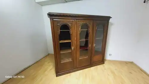 Bücherschrank Vitrine Bibolotheksschrank Antik ca 1910 art deco