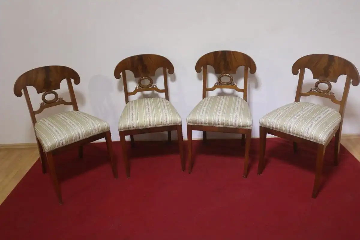Schwedische Biedermeier Stühle Esszimmerstühle Stil  Antik ca. 1900 Jh. 1