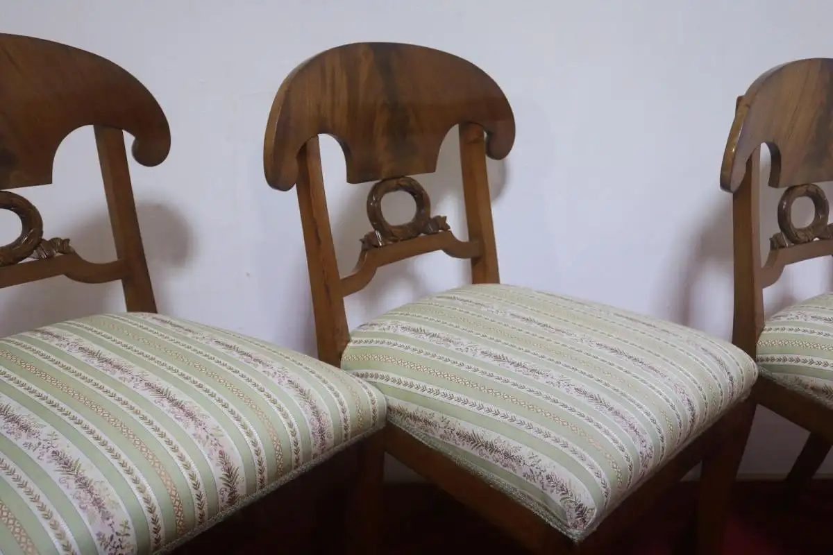 Schwedische Biedermeier Stühle Esszimmerstühle Stil  Antik ca. 1900 Jh. 10