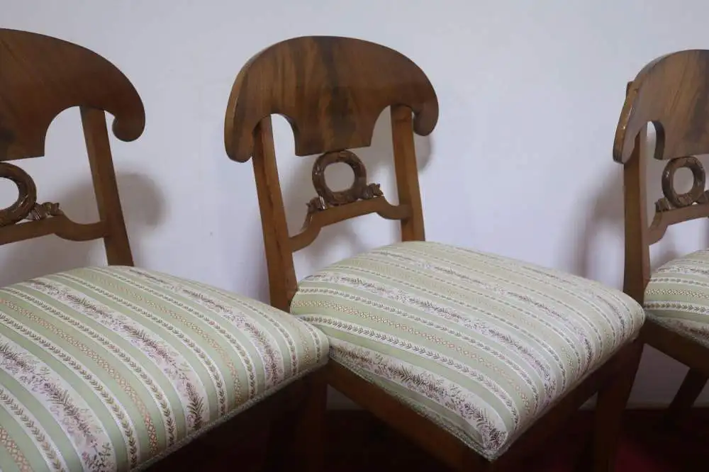 Schwedische Biedermeier Stühle Esszimmerstühle Stil  Antik ca. 1900 Jh. 10