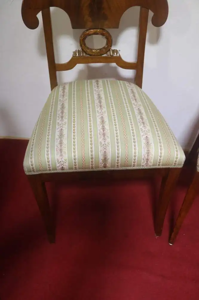 Schwedische Biedermeier Stühle Esszimmerstühle Stil  Antik ca. 1900 Jh. 13