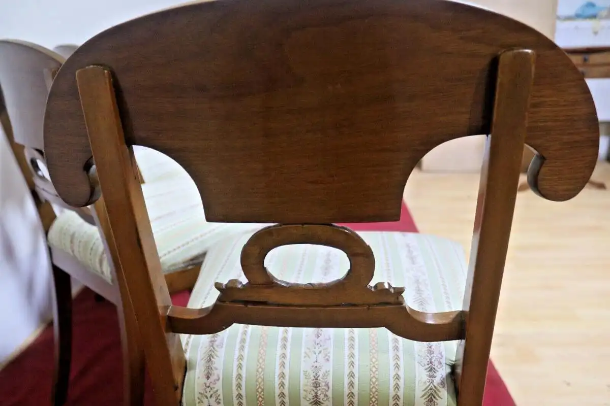 Schwedische Biedermeier Stühle Esszimmerstühle Stil  Antik ca. 1900 Jh. 14