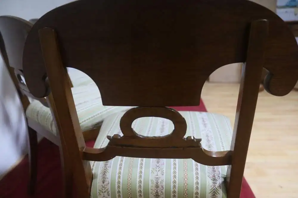 Schwedische Biedermeier Stühle Esszimmerstühle Stil  Antik ca. 1900 Jh. 16