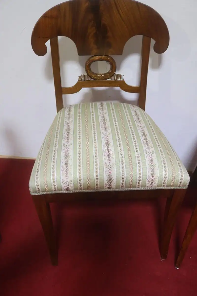 Schwedische Biedermeier Stühle Esszimmerstühle Stil  Antik ca. 1900 Jh. 4