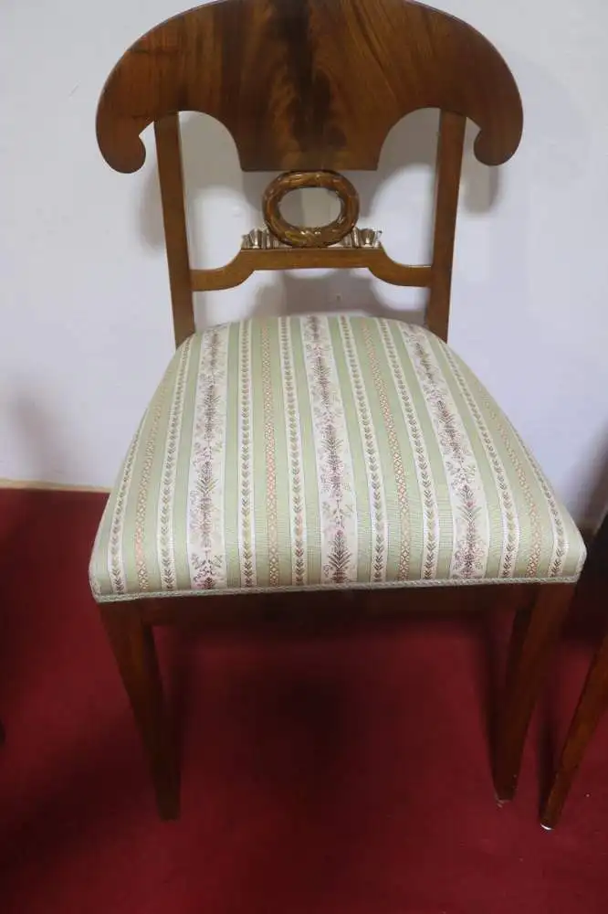 Schwedische Biedermeier Stühle Esszimmerstühle Stil  Antik ca. 1900 Jh. 4