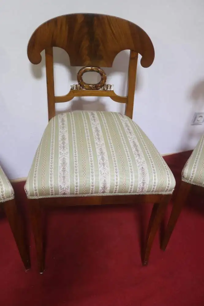 Schwedische Biedermeier Stühle Esszimmerstühle Stil  Antik ca. 1900 Jh. 6