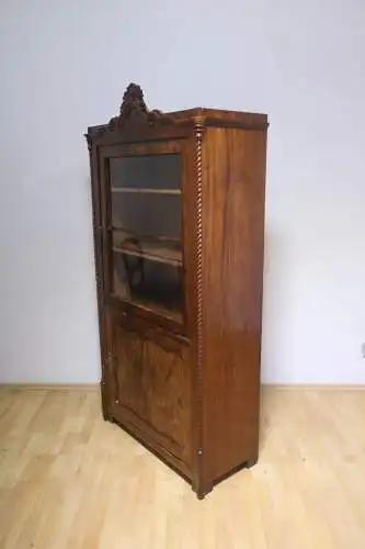 Vitrine   Spätbiedermeier Louis Philipp  Antik ca. 1900 Jh.