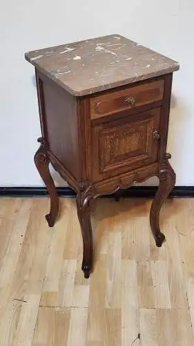 Antik Nachtschrank Frankreich Konsole Marmor ca. 1900Jh.