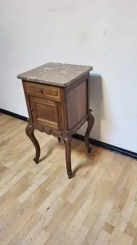 Antik Nachtschrank Frankreich Konsole Marmor ca. 1900Jh.