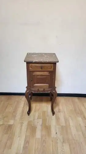 Antik Nachtschrank Frankreich Konsole Marmor ca. 1900Jh.