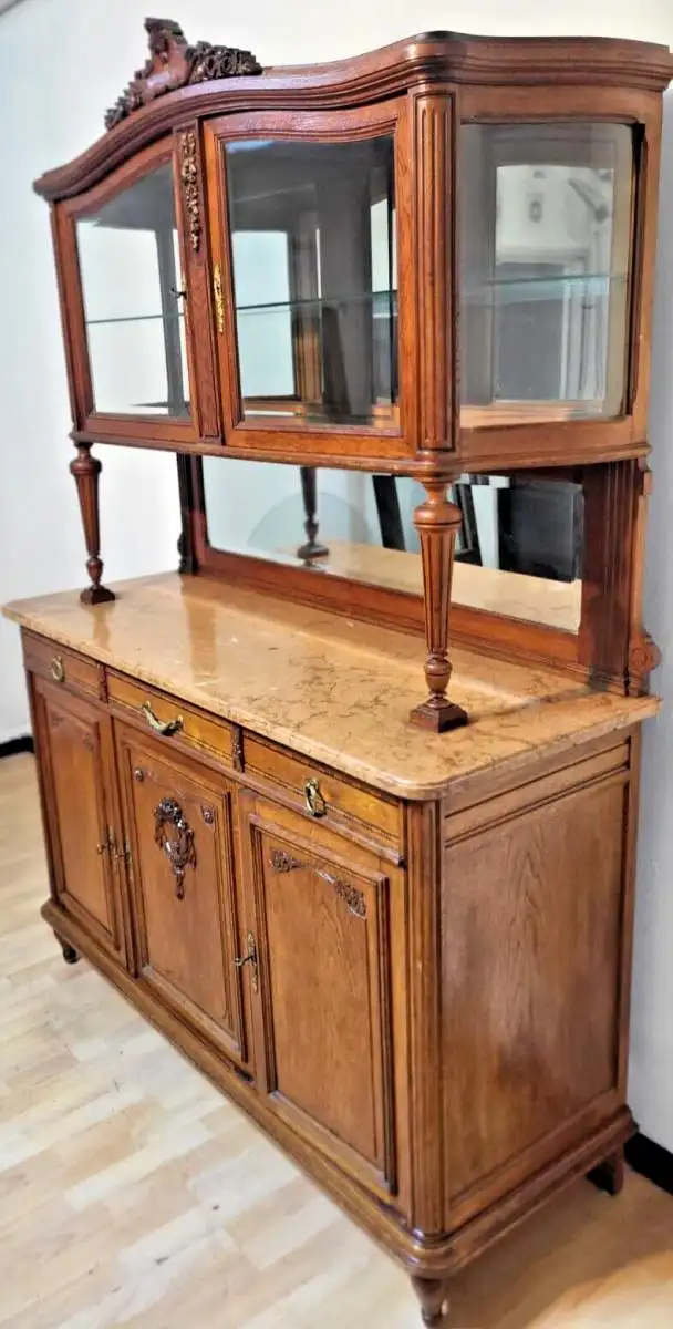 Antik Buffet Jugendstil  Anrichte Esszimmer ca.1900 Jh. 1