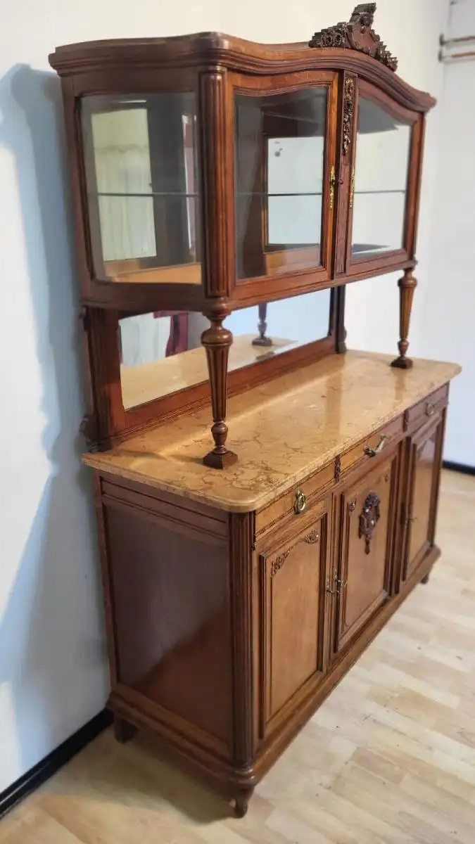 Antik Buffet Jugendstil  Anrichte Esszimmer ca.1900 Jh. 14