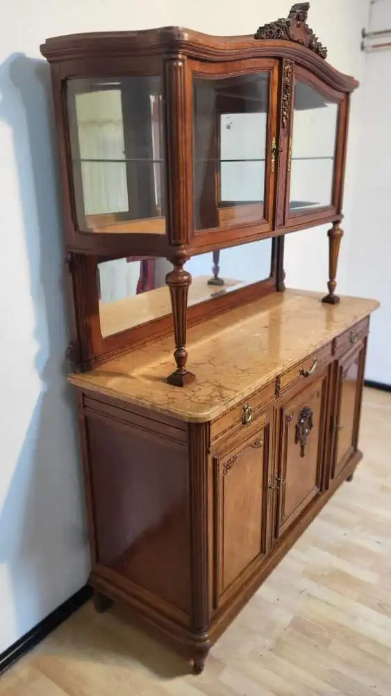 Antik Buffet Jugendstil  Anrichte Esszimmer ca.1900 Jh. 14