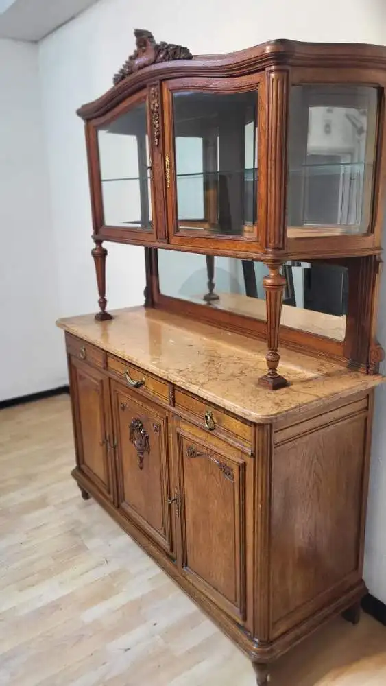 Antik Buffet Jugendstil  Anrichte Esszimmer ca.1900 Jh. 15