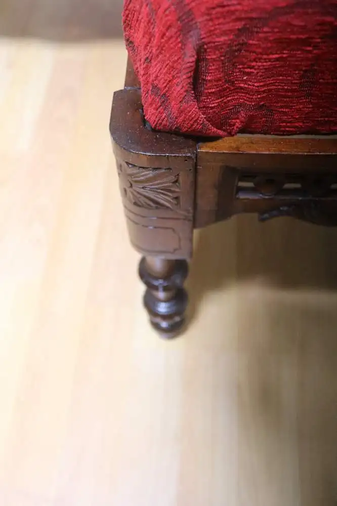 Tête-à-tête Sitzbank Antik Frankreich 1880 8