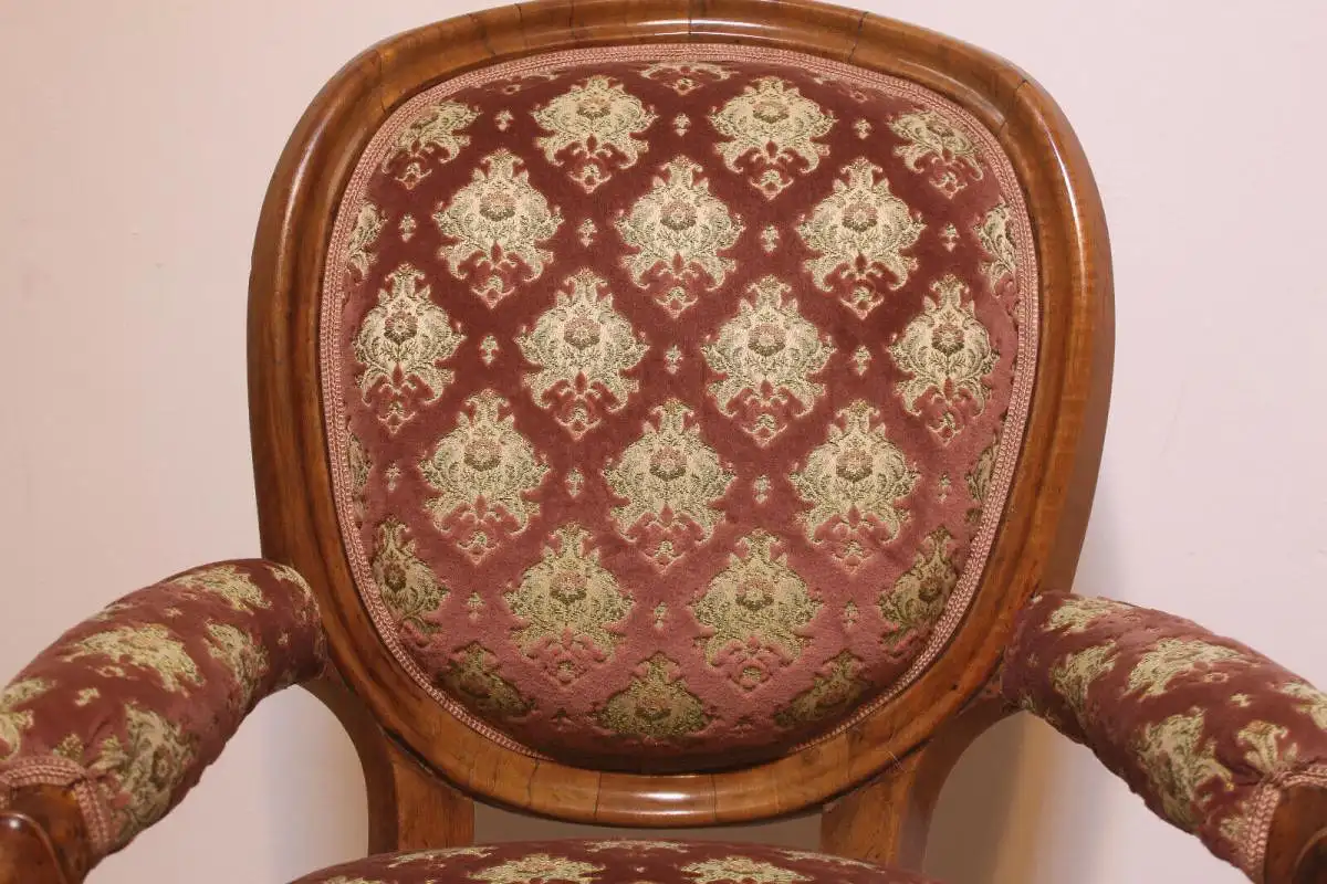 Biedermeier Sessel Orginal Sitzmöbel Sessel Armlehnstuhl Antik ca. 1900Jh. 1