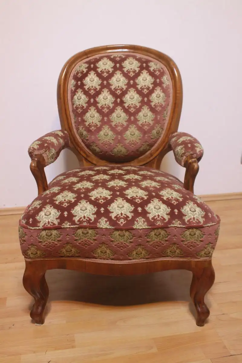 Biedermeier Sessel Orginal Sitzmöbel Sessel Armlehnstuhl Antik ca. 1900Jh. 3