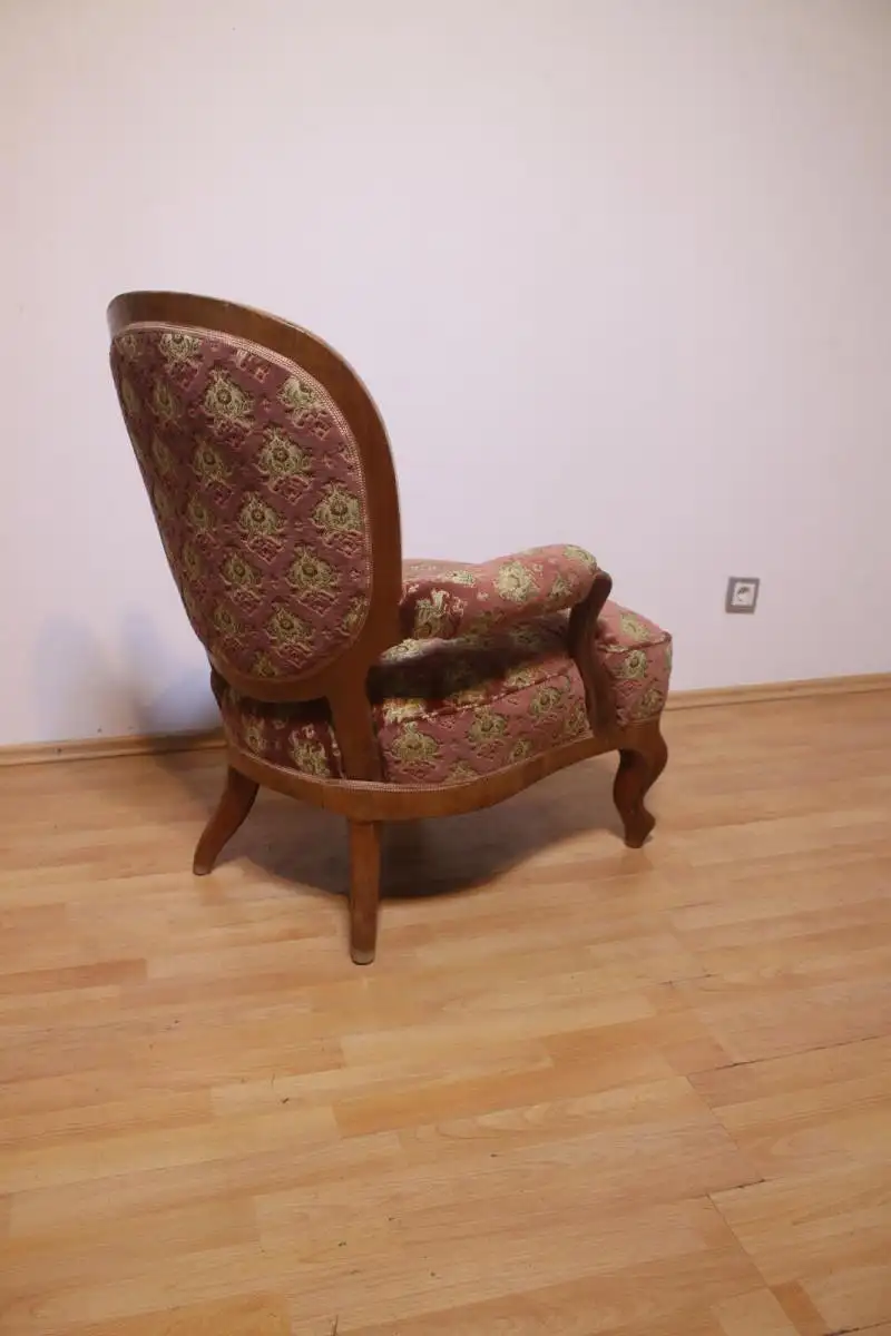 Biedermeier Sessel Orginal Sitzmöbel Sessel Armlehnstuhl Antik ca. 1900Jh. 4