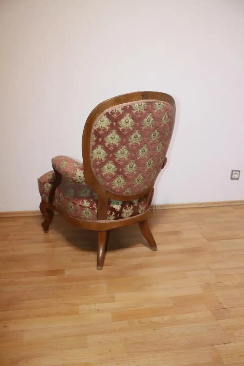Biedermeier Sessel Orginal Sitzmöbel Sessel Armlehnstuhl Antik ca. 1900Jh. 5
