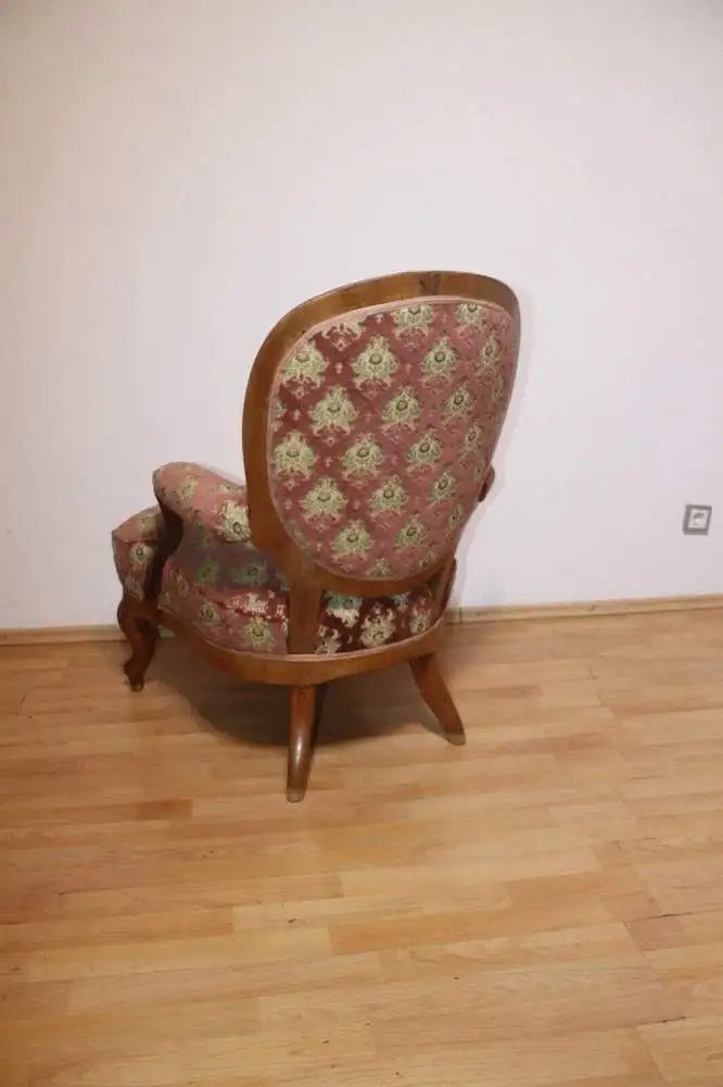 Biedermeier Sessel Orginal Sitzmöbel Sessel Armlehnstuhl Antik ca. 1900Jh. 5