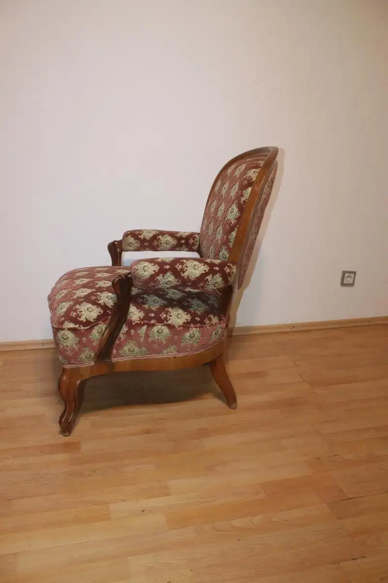 Biedermeier Sessel Orginal Sitzmöbel Sessel Armlehnstuhl Antik ca. 1900Jh. 6