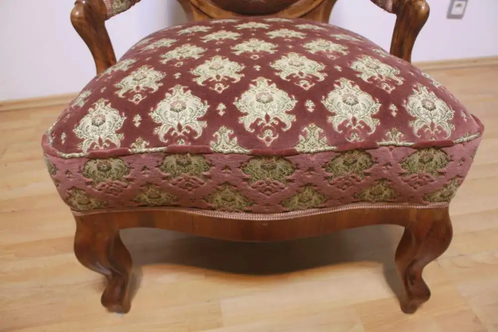 Biedermeier Sessel Orginal Sitzmöbel Sessel Armlehnstuhl Antik ca. 1900Jh. 8