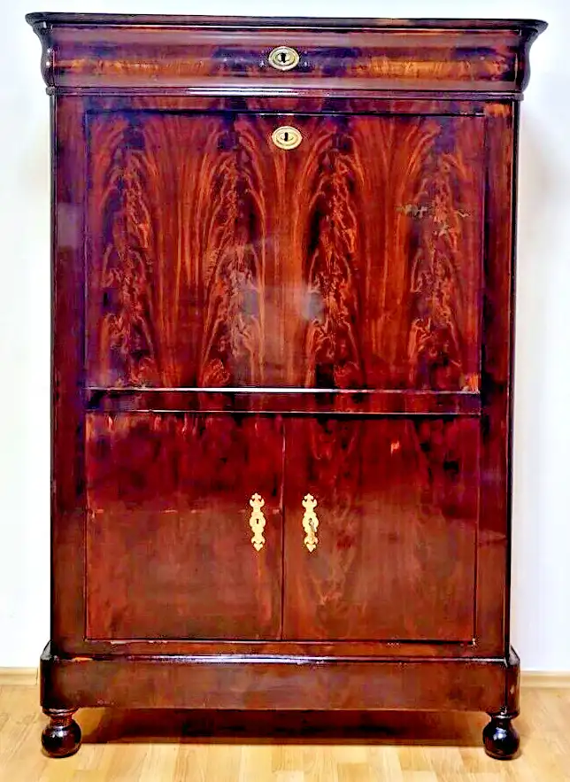 Antiker Schreibtisch Sekretär Biedermeier ca. 1850 0