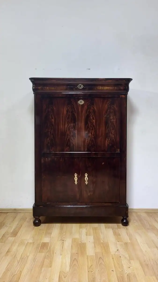 Antiker Schreibtisch Sekretär Biedermeier ca. 1850 12