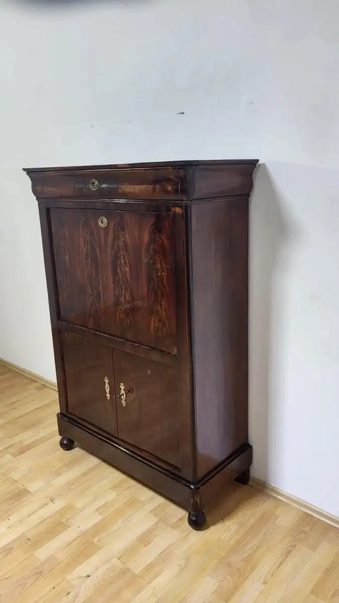 Antiker Schreibtisch Sekretär Biedermeier ca. 1850 2