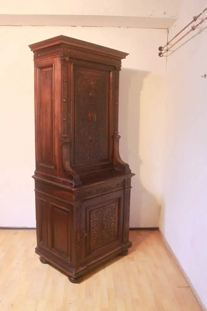 Antik Schrank Wohnzimmer  Belgien ca.19 Jh. 11