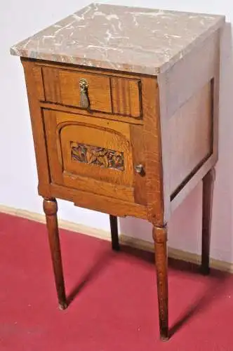 Antik Nachtschrank Frankreich Konsole Marmor ca. 1900Jh.