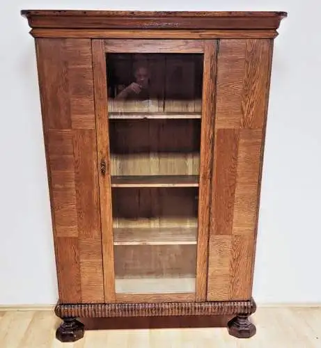 Bücherschrank Vitrine Bibolotheksschrank Antik ca 1910 art deco