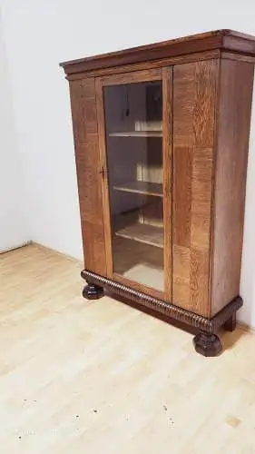 Bücherschrank Vitrine Bibolotheksschrank Antik ca 1910 art deco