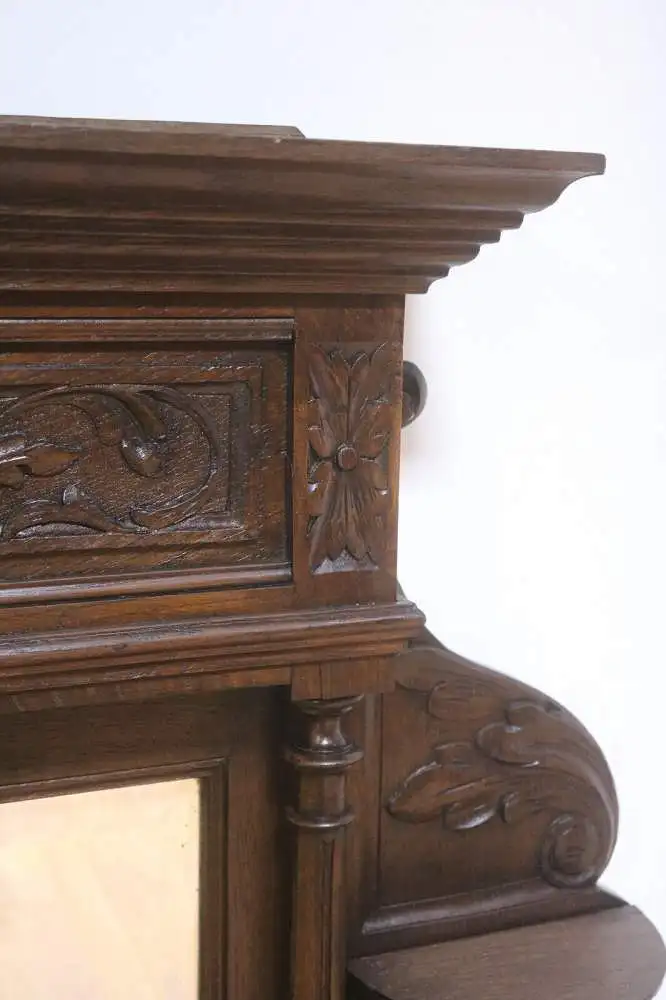 Antik Aufsatzschrank Hängeschrank ca.19 Jh. 10