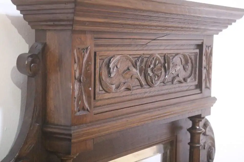 Antik Aufsatzschrank Hängeschrank ca.19 Jh. 5