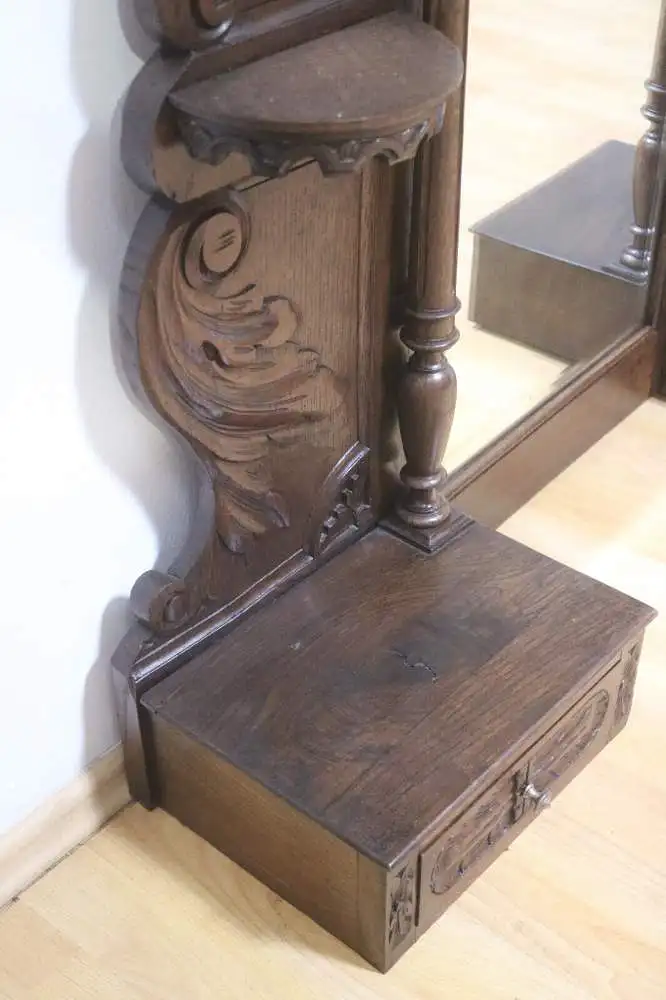 Antik Aufsatzschrank Hängeschrank ca.19 Jh. 6