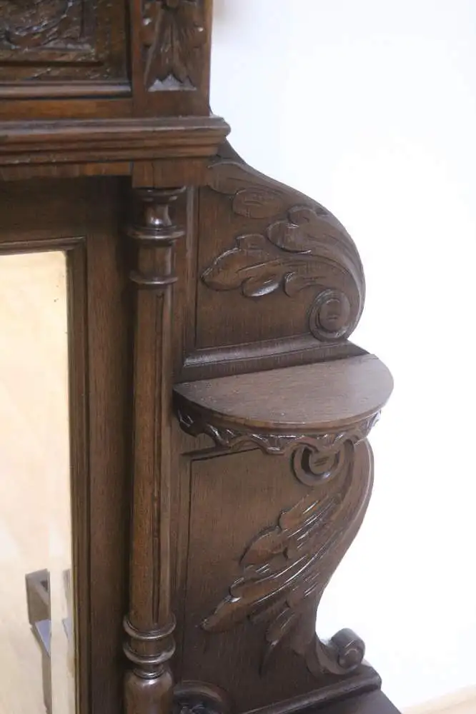 Antik Aufsatzschrank Hängeschrank ca.19 Jh. 9