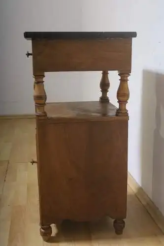 Antik Nachtschrank Frankreich Konsole Marmor ca. 1900Jh.