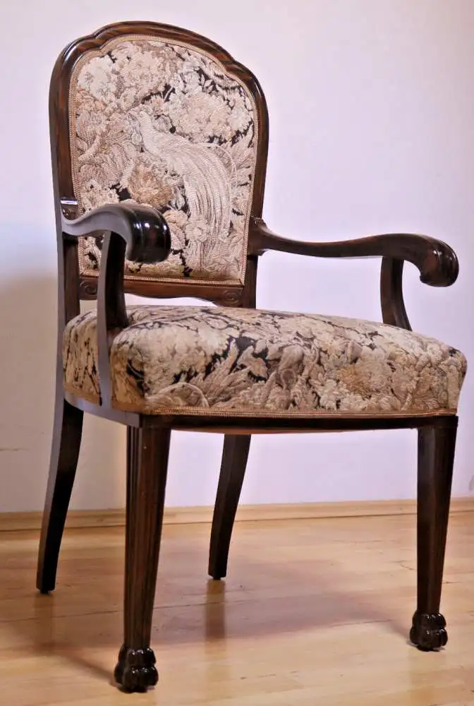 Armlehnstuhl  Sitzmöbel Sessel Bürostuhl Antik ca. 1930 0